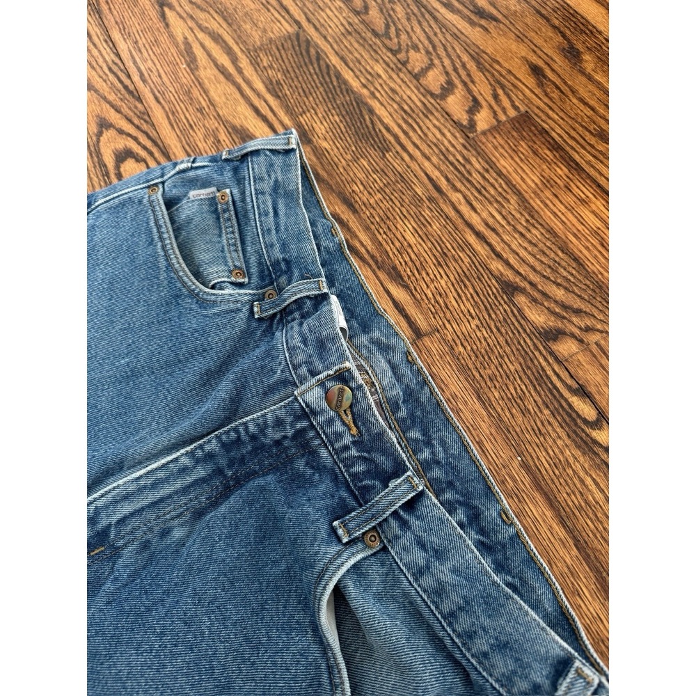 Vintage Carhartt Insulated Flannel Lined Workwear Denim Jeans Pants 36 X 34 - Picture 4 of 8